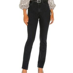 Mother High Waisted Rider Skimp Jeans Black Size 27